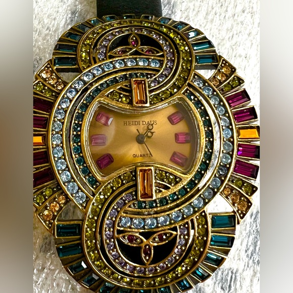 Heidi Daus Vintage Art Deco style wrist watch - New Battery installed - Picture 3 of 12
